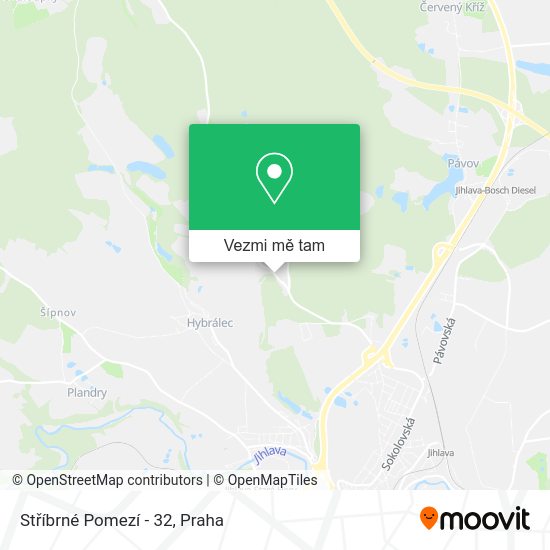 Stříbrné Pomezí - 32 mapa