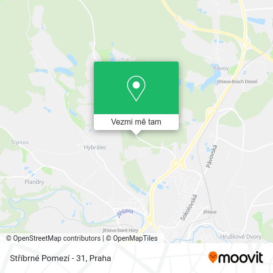 Stříbrné Pomezí - 31 mapa