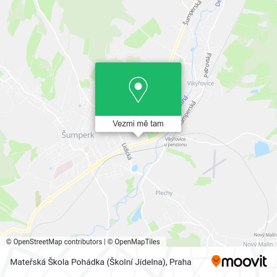 Mateřská Škola Pohádka (Školní Jídelna) mapa