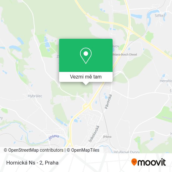 Hornická Ns - 2 mapa