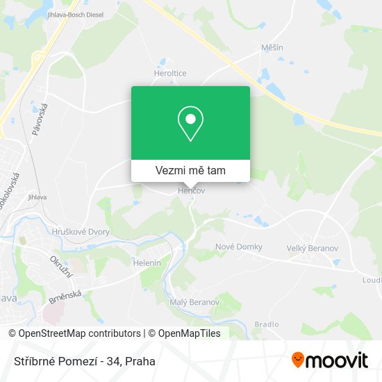 Stříbrné Pomezí - 34 mapa