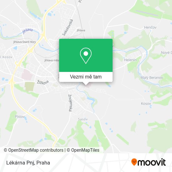 Lékárna Pnj mapa