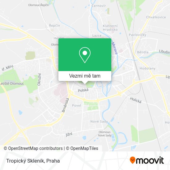 Tropický Skleník mapa