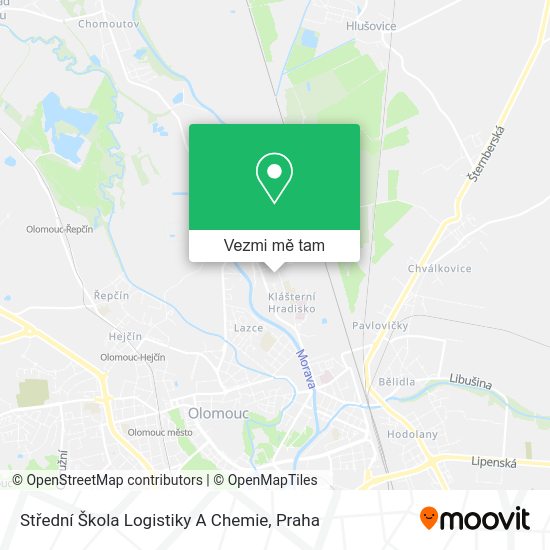 Střední Škola Logistiky A Chemie mapa