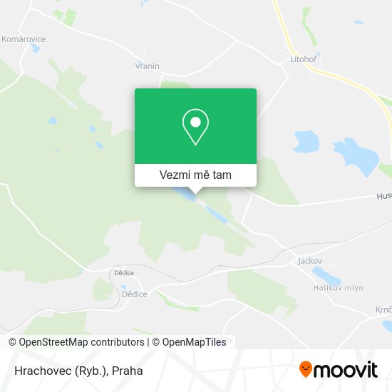 Hrachovec (Ryb.) mapa