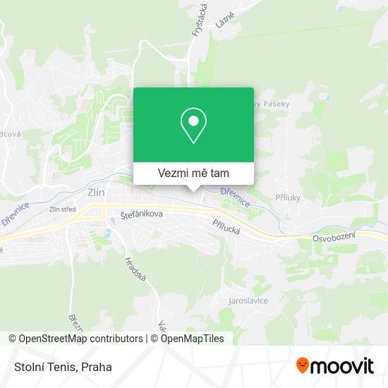 Stolní Tenis mapa
