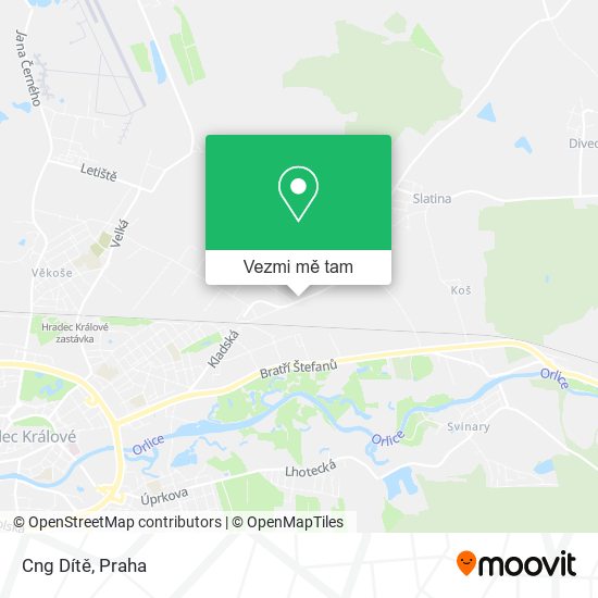 Cng Dítě mapa