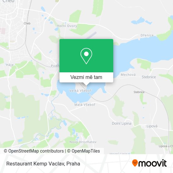 Restaurant Kemp Vaclav mapa