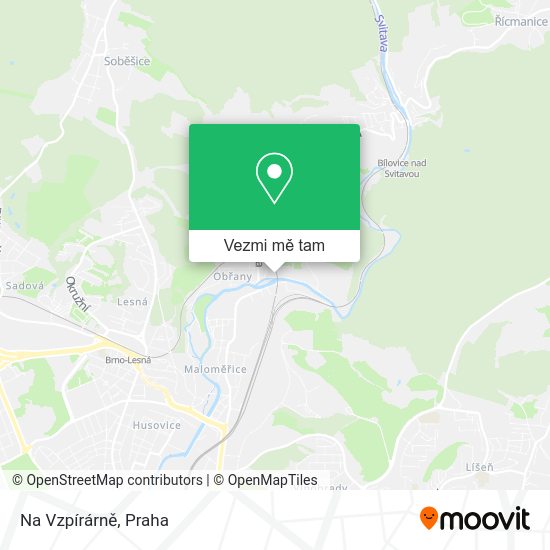 Na Vzpírárně mapa