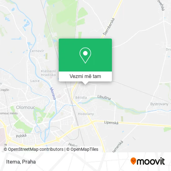 Itema mapa