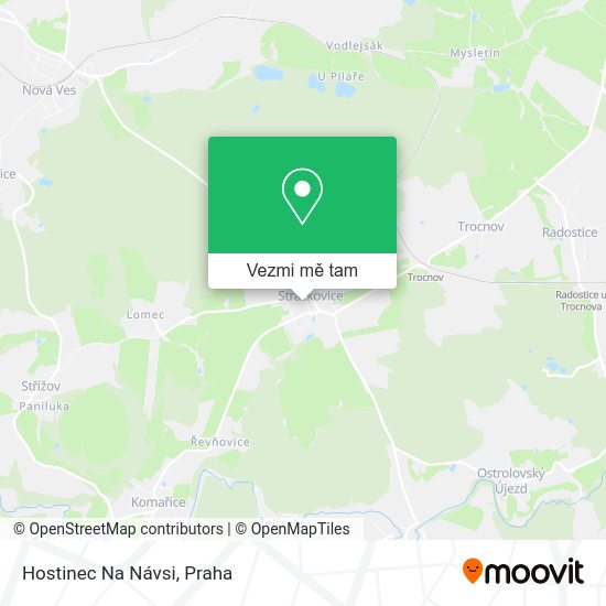 Hostinec Na Návsi mapa