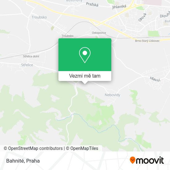 Bahnité mapa