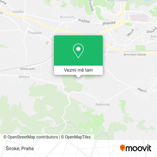 Široké mapa