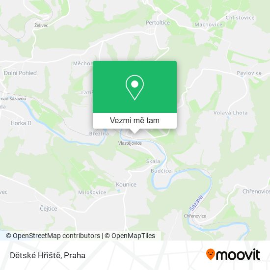 Dětské Hřiště mapa