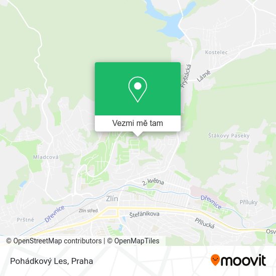 Pohádkový Les mapa