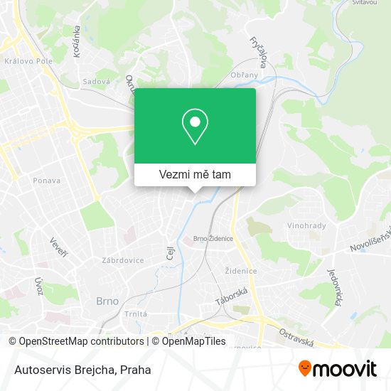 Autoservis Brejcha mapa