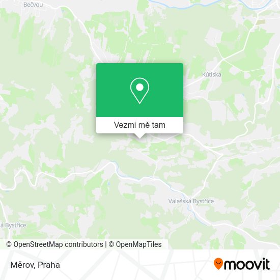 Měrov mapa