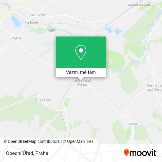 Obecní Úřad mapa