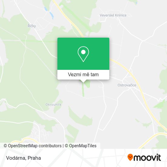 Vodárna mapa