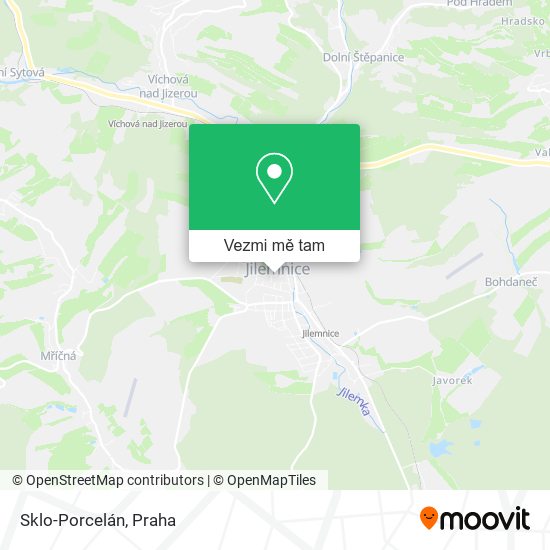 Sklo-Porcelán mapa