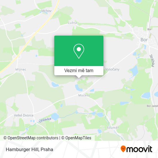 Hamburger Hill mapa