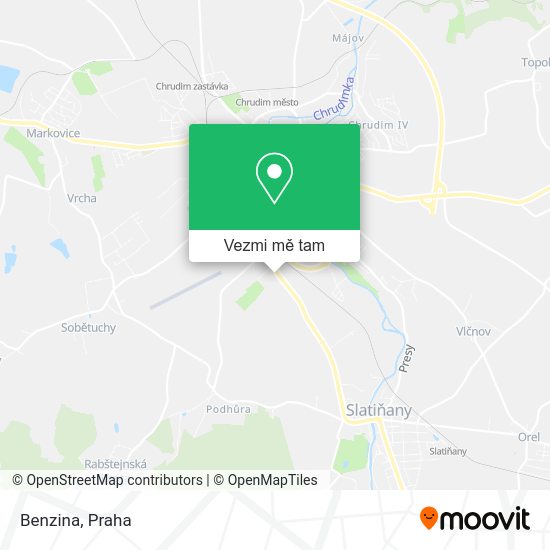 Benzina mapa