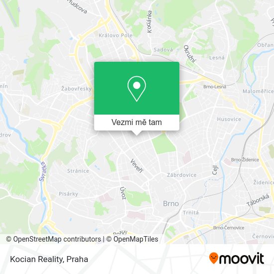 Kocian Reality mapa