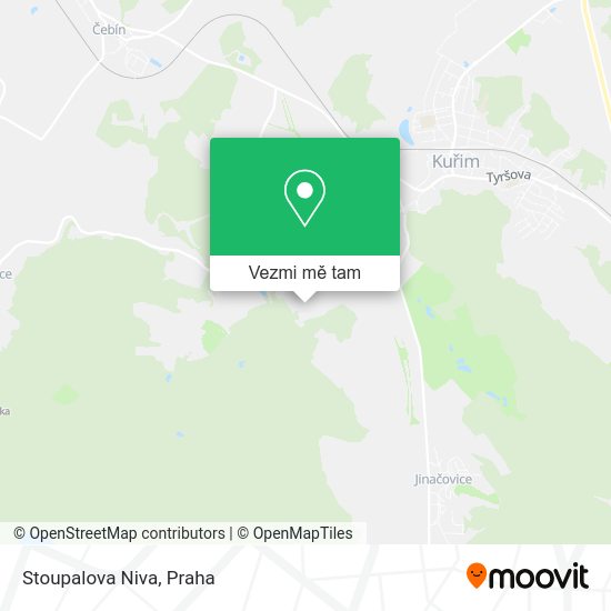 Stoupalova Niva mapa