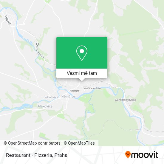 Restaurant - Pizzeria mapa