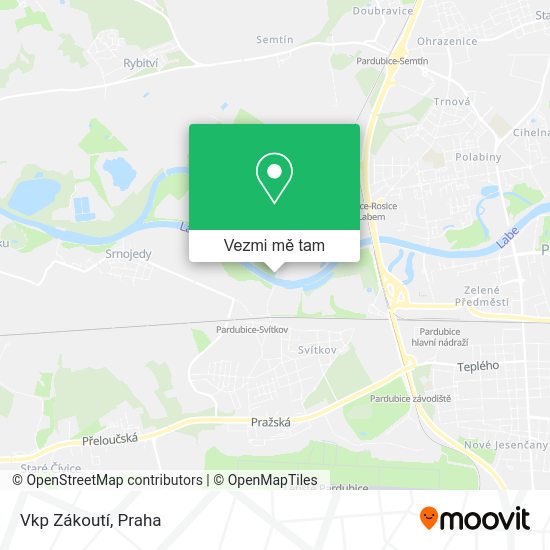 Vkp Zákoutí mapa