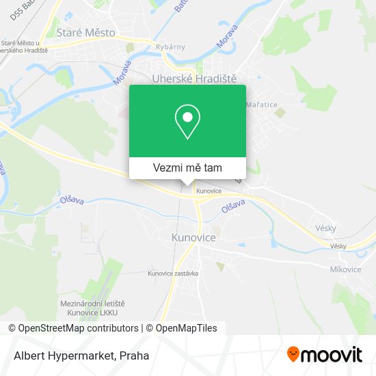 Albert Hypermarket mapa