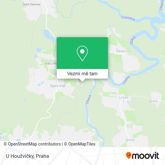 U Houžvičky mapa