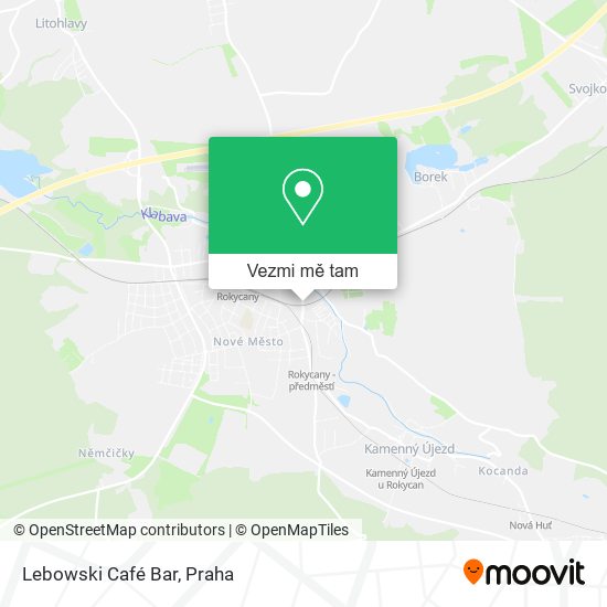 Lebowski Café Bar mapa