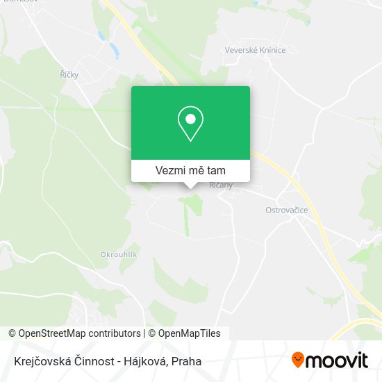 Krejčovská Činnost - Hájková mapa