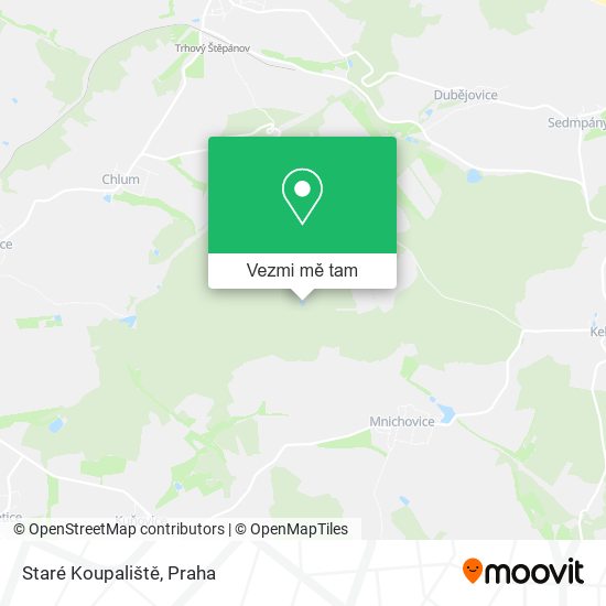 Staré Koupaliště mapa