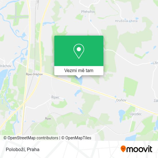 Poloboží mapa