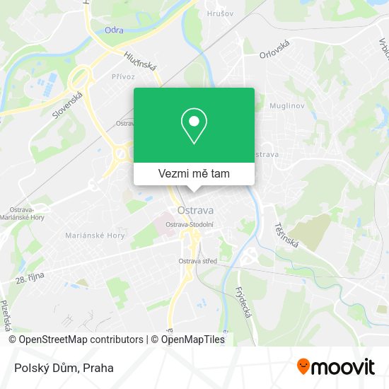 Polský Dům mapa