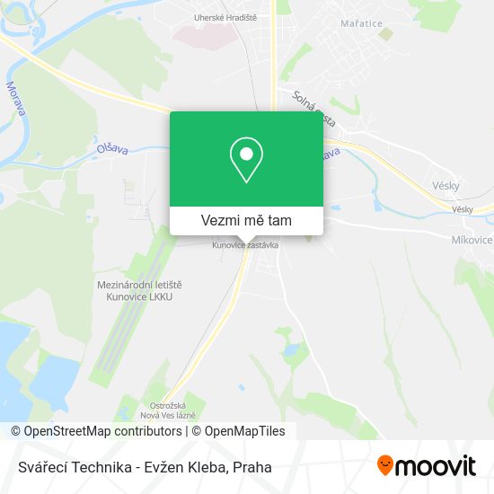 Svářecí Technika - Evžen Kleba mapa