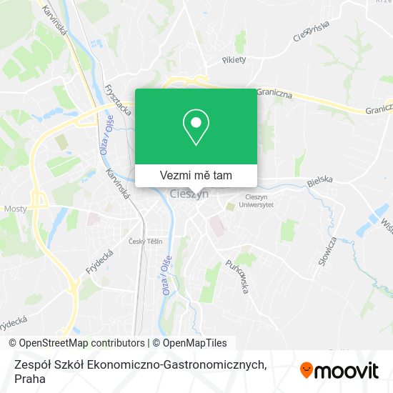 Zespół Szkół Ekonomiczno-Gastronomicznych mapa
