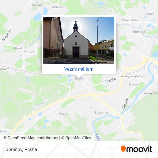 Jenišov mapa