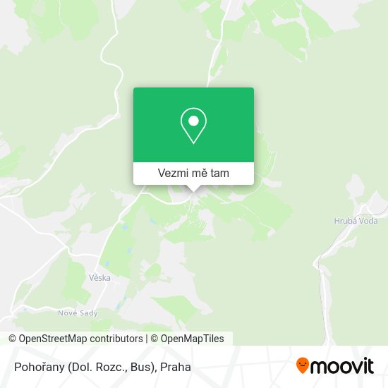 Pohořany (Dol. Rozc., Bus) mapa