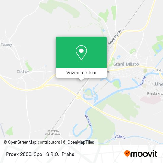 Proex 2000, Spol. S R.O. mapa