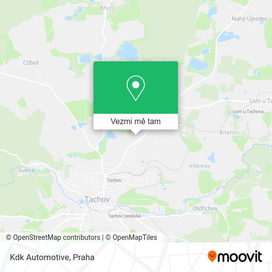 Kdk Automotive mapa