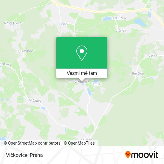 Vlčkovice mapa
