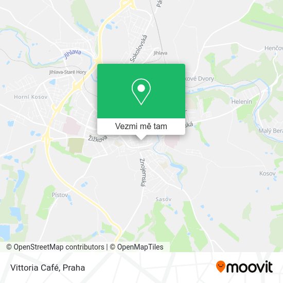 Vittoria Café mapa