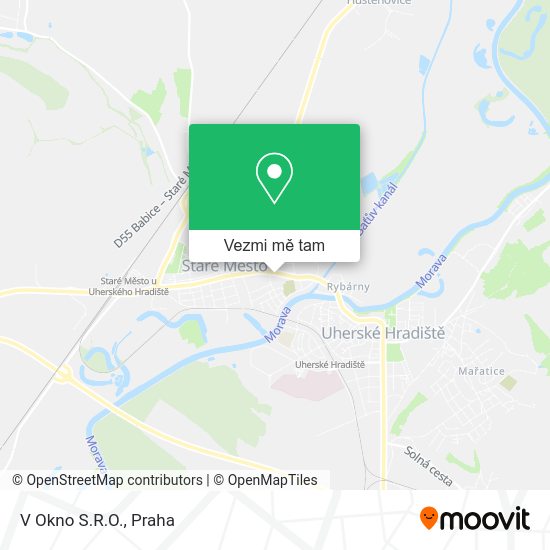 V Okno S.R.O. mapa