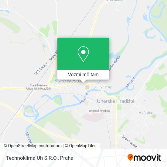 Technoklima Uh S.R.O. mapa