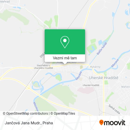 Jančová Jana Mudr. mapa