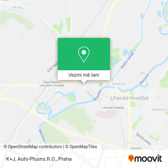 K+J, Auto-Plusns.R.O. mapa
