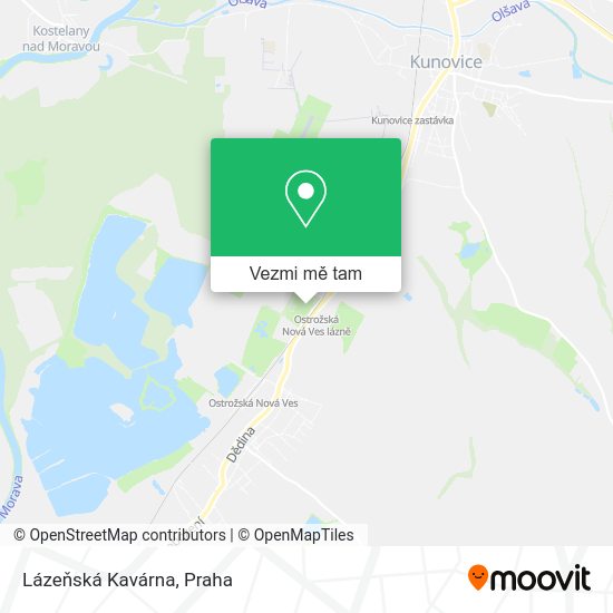 Lázeňská Kavárna mapa